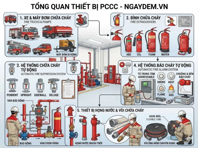 Thiết bị PCCC bắt buộc cần kiểm định 