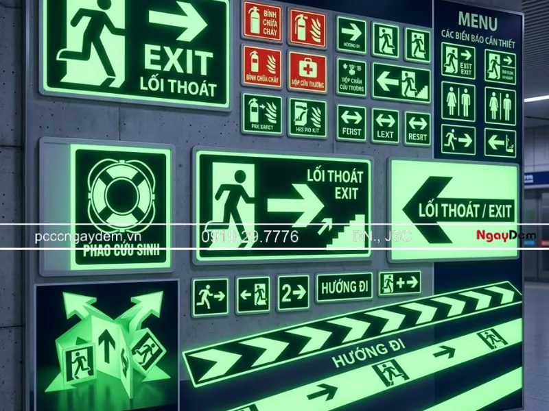 Các loại biển thoát hiểm