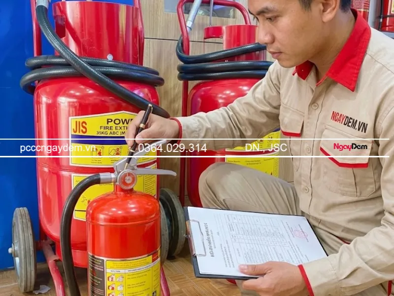Bảo dưỡng bình chữa cháy 35kg