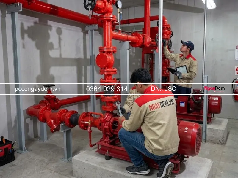 Bảo dưỡng van chữa cháy định kì