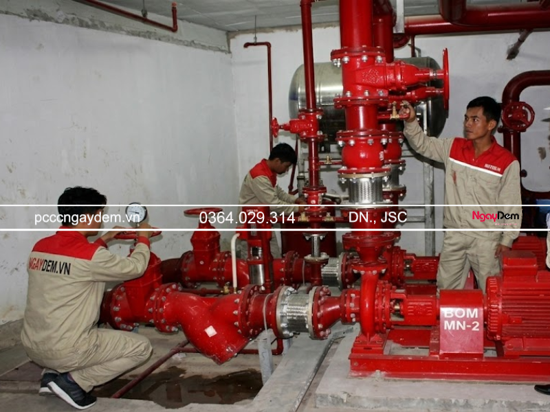 Lịch bảo dưỡng máy bơm PCCC