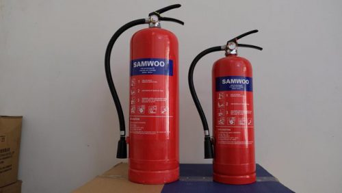 Bình chữa cháy xách tay bột Samwoo ABC MFZL8 8kg