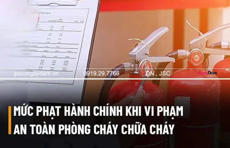 Mức phạt khi không triển khai bảo dưỡng bình chữa cháy