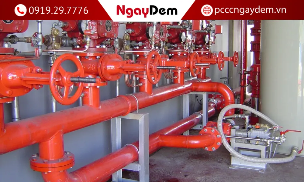 Hệ thống PCCC là tổ hợp các thiết bị, hệ thống kỹ thuật