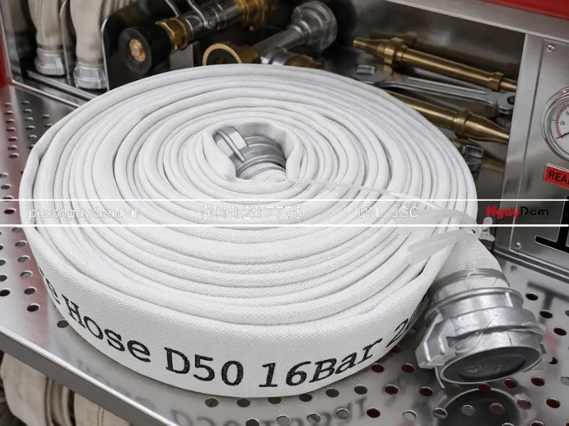 cuộn vòi chữa cháy D50 20 m 16–17 bar