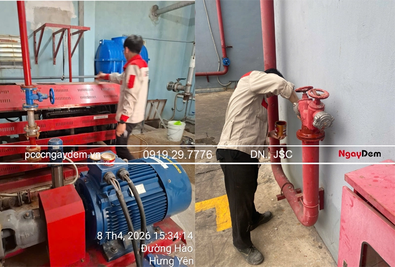 PCCC Ngày Đêm bảo dưỡng, bảo trì hệ thống chữa cháy | Đảm bảo vận hành 24/7