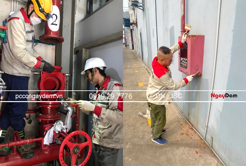 PCCC Ngày Đêm bảo dưỡng, bảo trì hệ thống chữa cháy | Đảm bảo vận hành 24/7