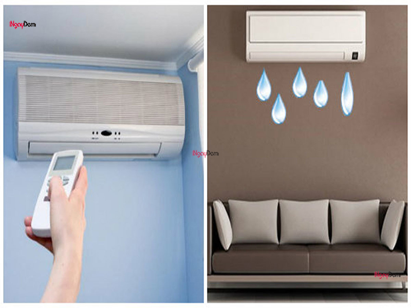 Điều hòa bị chảy nước 