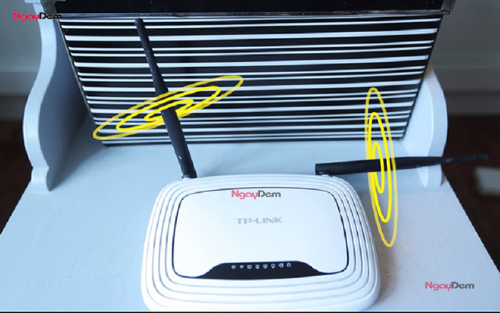 Điều chỉnh ăng ten cua router