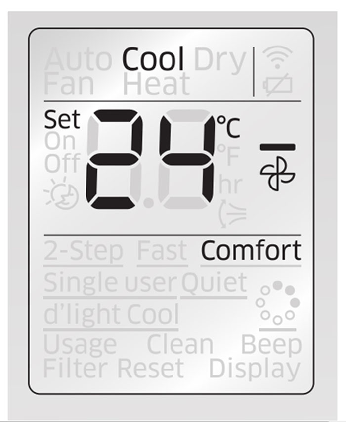 Chức năng Comfort