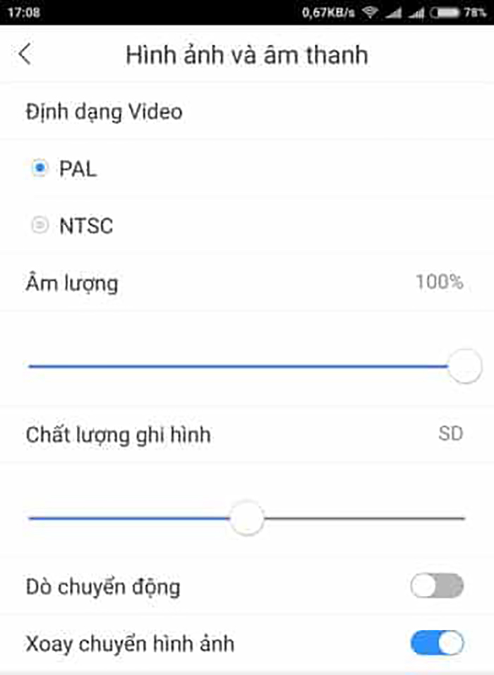 Lỗi camera yoosee bị ngược hình ảnh