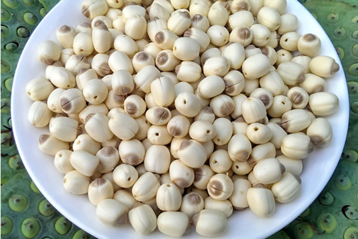 hatsen-cách náu gà hầm hạt sen