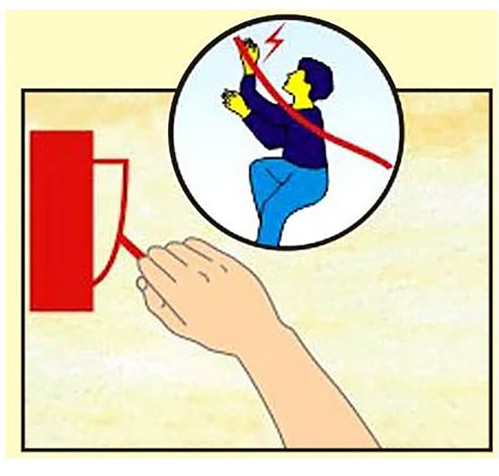 Lập tức ngắt điện toàn bộ khu vực bị cháy