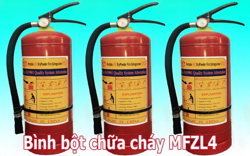 Ưu điểm bình chữa cháy mfzl 4kg