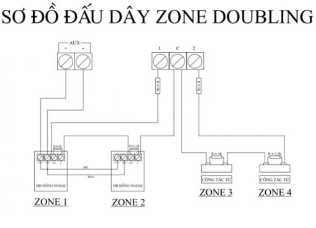 Cách đấu nối dây chuông báo cháy hệ thống báo cháy