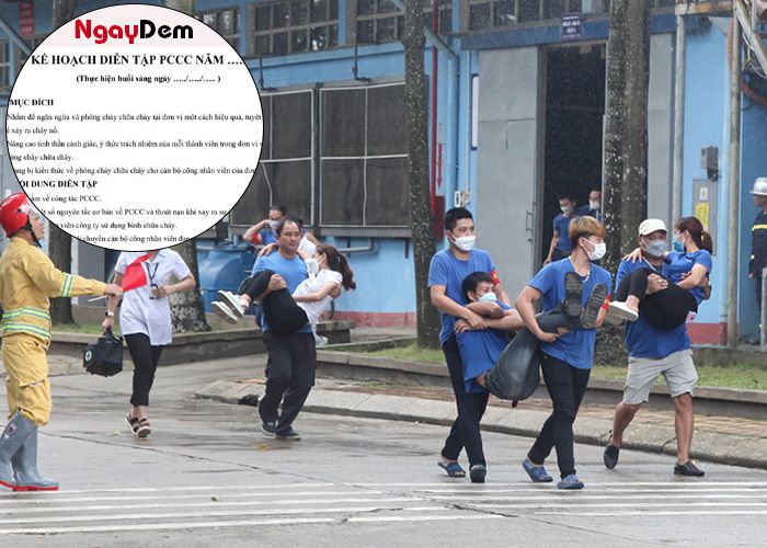 Tại sao cần phải có biên bản diễn tập PCCC nội bộ