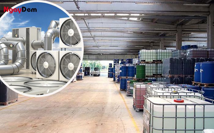 Quy định PCCC cho kho hóa chất về hệ thống thông gió