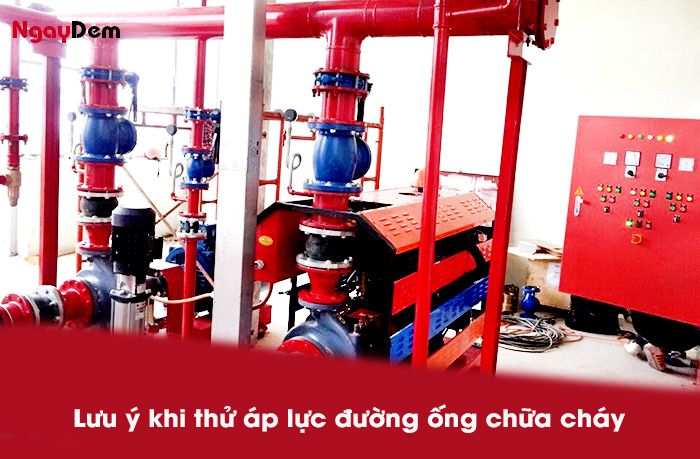 Quy trình thử áp lực đường ống chữa cháy