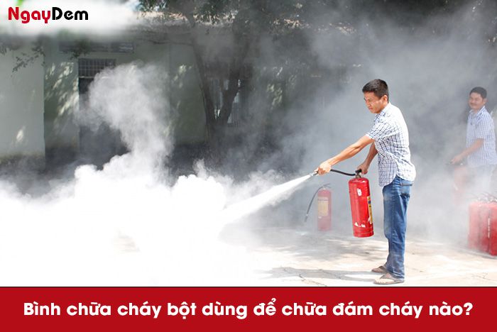 Bình chữa cháy bột dùng để chữa đám cháy nào