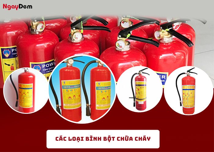 Các loại bình bột tại Ngày Đêm