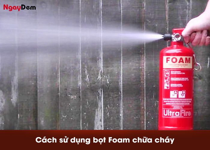 Hướng dẫn sử dụng bình bọt chữa cháy