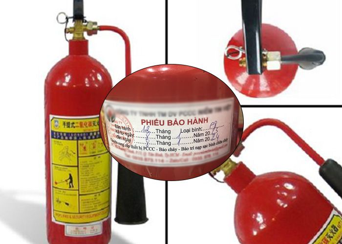 Dấu hiệu nhận biết và hạn sử dụng bình chữa cháy CO2