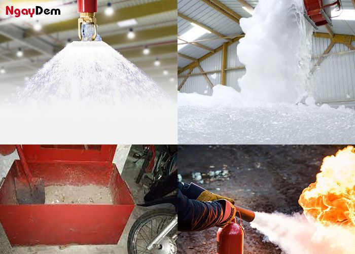 Các chất chữa cháy dùng phổ biến
