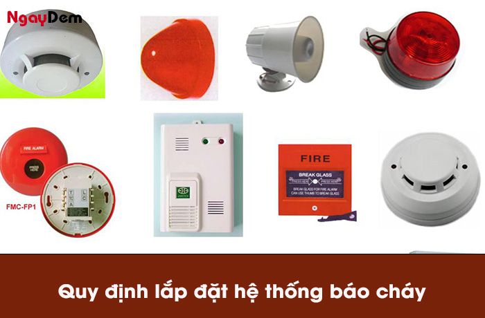 Quy định lắp đặt hệ thống báo cháy chuẩn