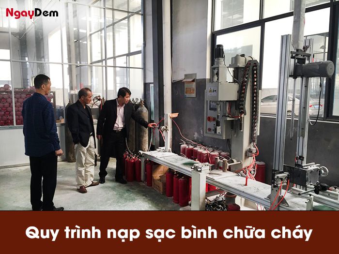 Quy trình nạp bình chữa cháy tại Hà Nội uy tín