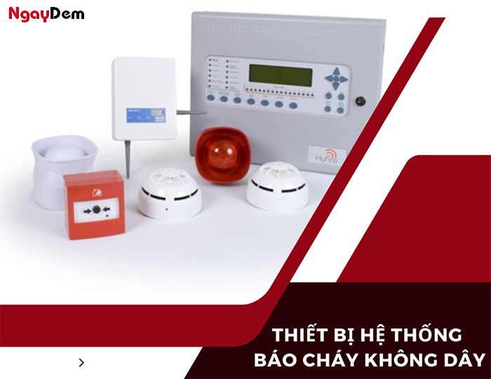 Thiết bị của hệ thống báo cháy không dây
