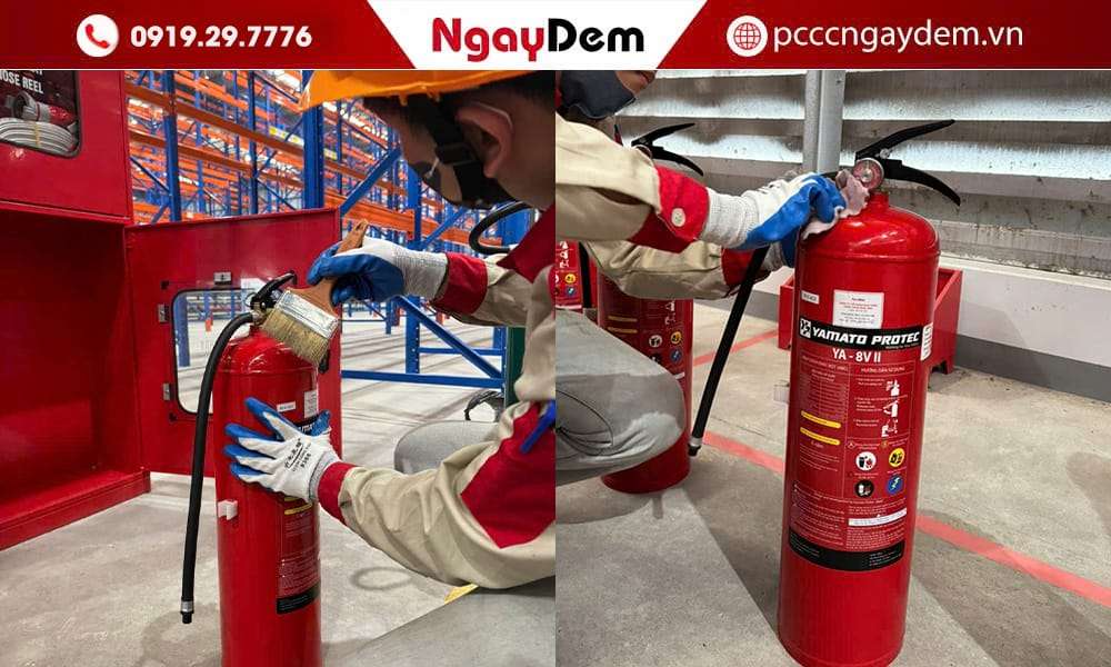bảo dưỡng bình chữa cháy tại Nha Trang