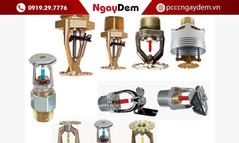 Các loại đầu phun chữa cháy