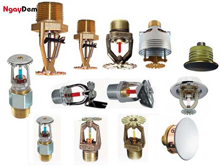 Các loại đầu phun chữa cháy