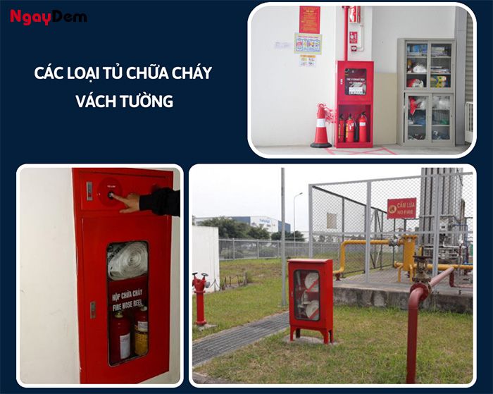Các loại tủ chữa cháy vách tường