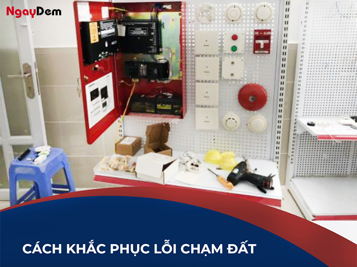 Cách xác định lỗi chạm đất tủ báo cháy