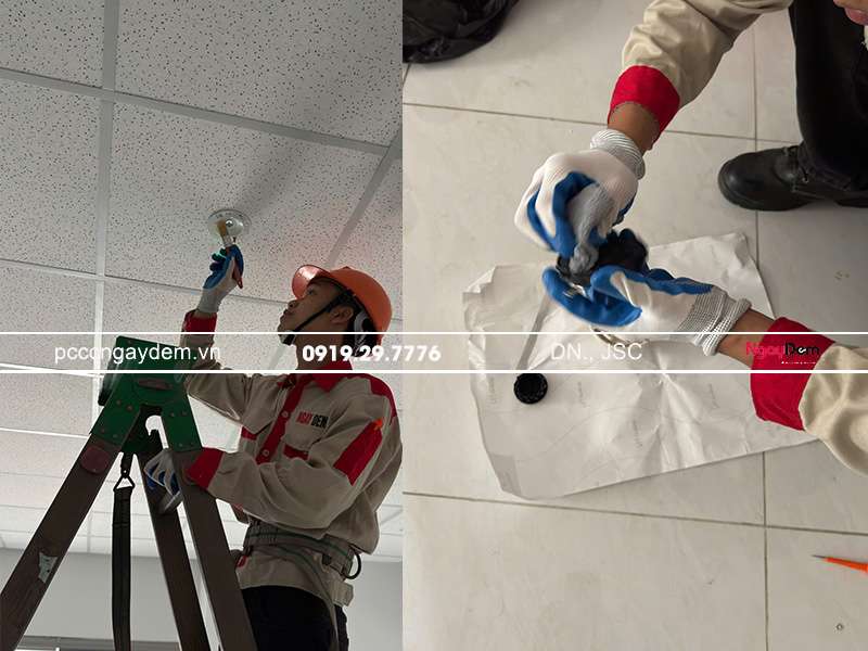 cách kiểm tra đầu báo khói