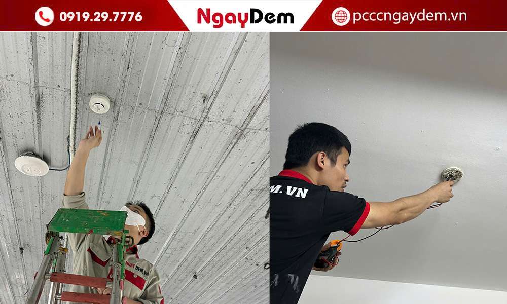 cách kiểm tra đầu báo khói