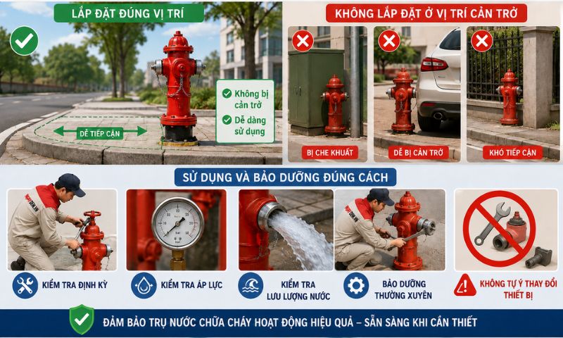 Giải mã nguyên lý và cấu tạo trụ cứu hỏa trong hệ thống PCCC cấu tạo trụ cứu hỏa