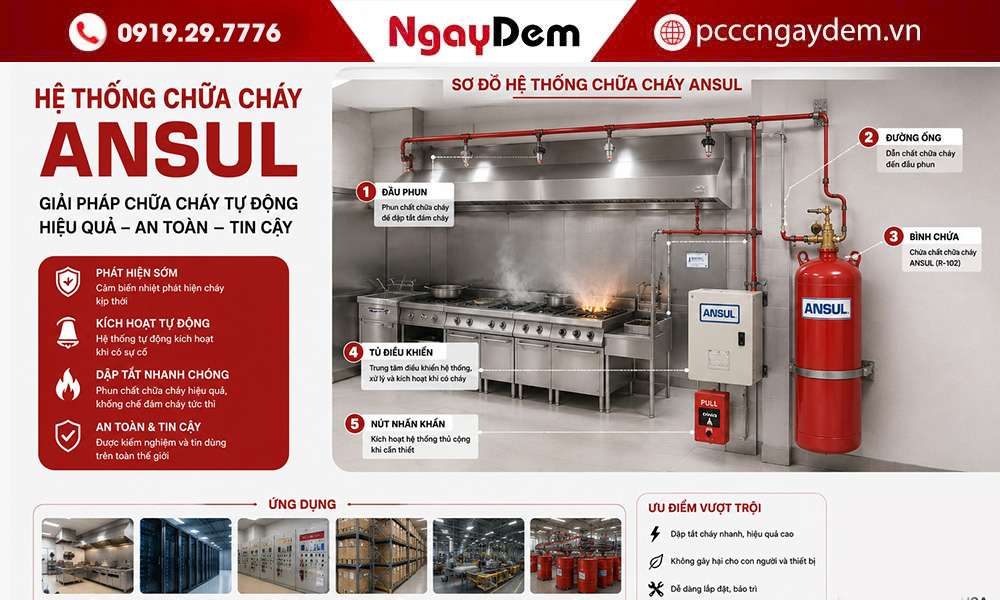 Hệ thống chữa cháy Ansul là gì
