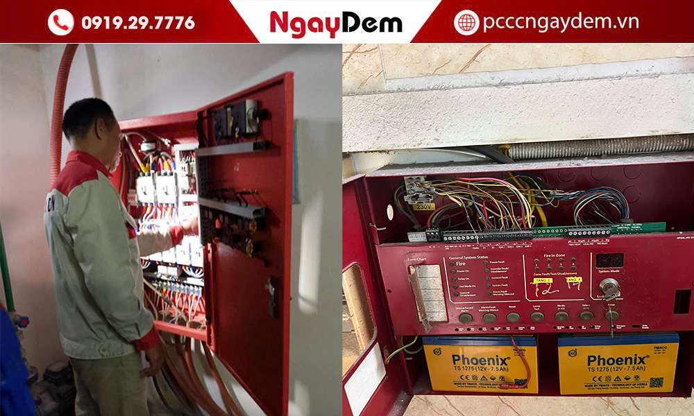 hướng dẫn sử dụng tủ trung tâm báo cháy