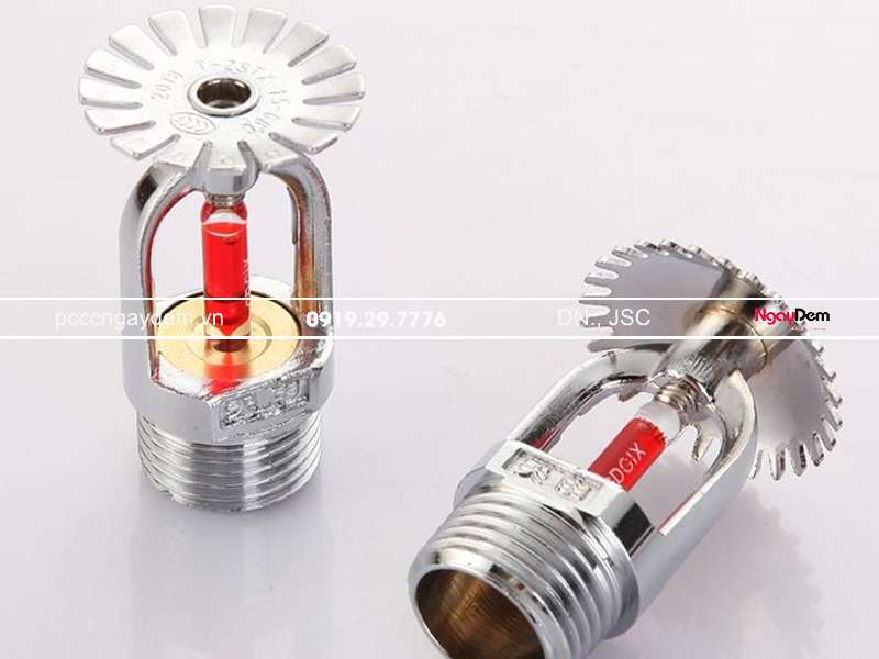 Đầu phun Sprinkler chữa cháy có nhiệm vụ tự động phun nước khi nhiệt độ môi trường đạt ngưỡng kích hoạt. lắp đặt đầu phun sprinkler