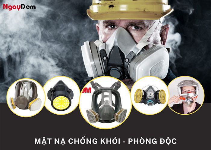 Các loại mặt nạ chống khói - phòng độc thịnh hành