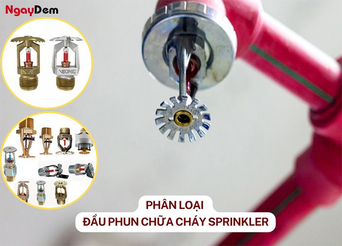 Phân loại đầu phun chữa cháy Sprinkler