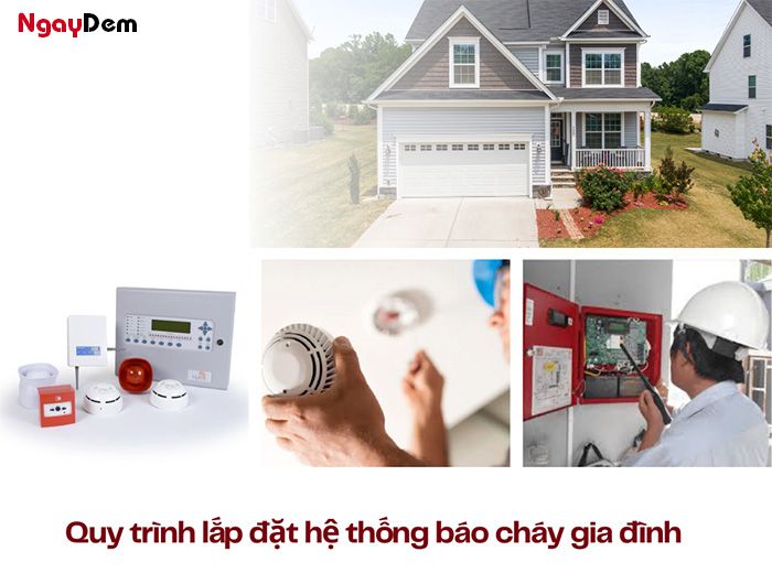 Quy trình lắp đặt hệ thống báo cháy gia đình chuẩn