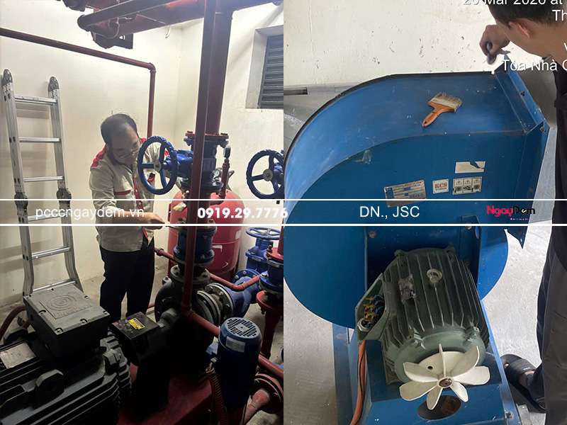 sửa máy bơm chữa cháy
