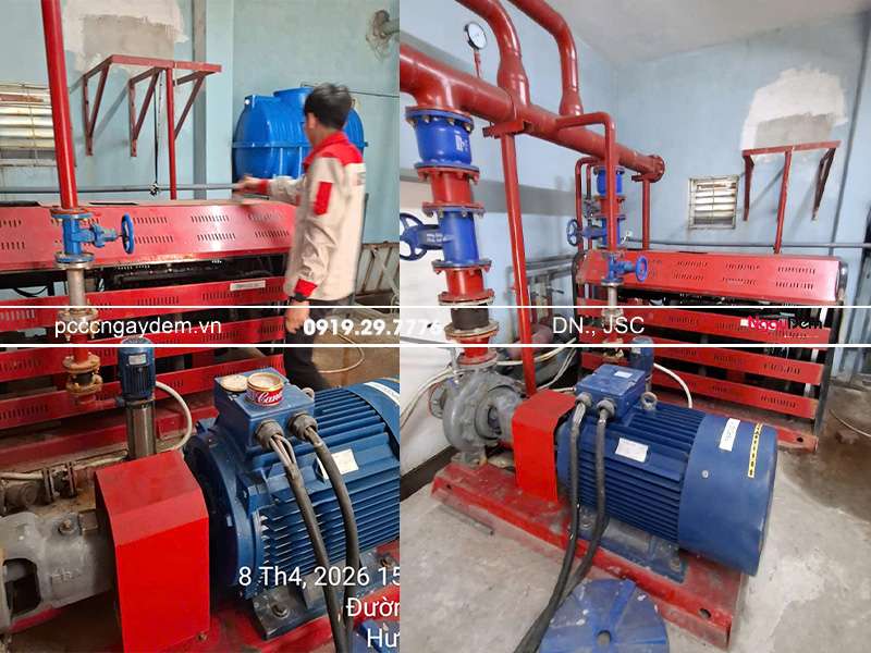 sửa máy bơm chữa cháy