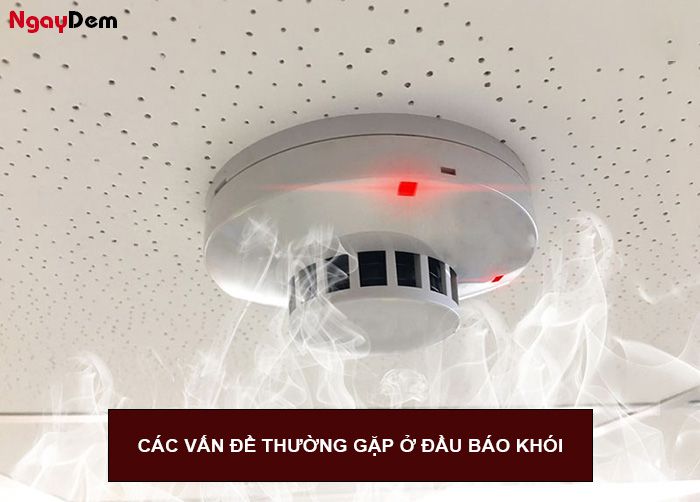 Một số vấn đề thường gặp ở đầu báo khói