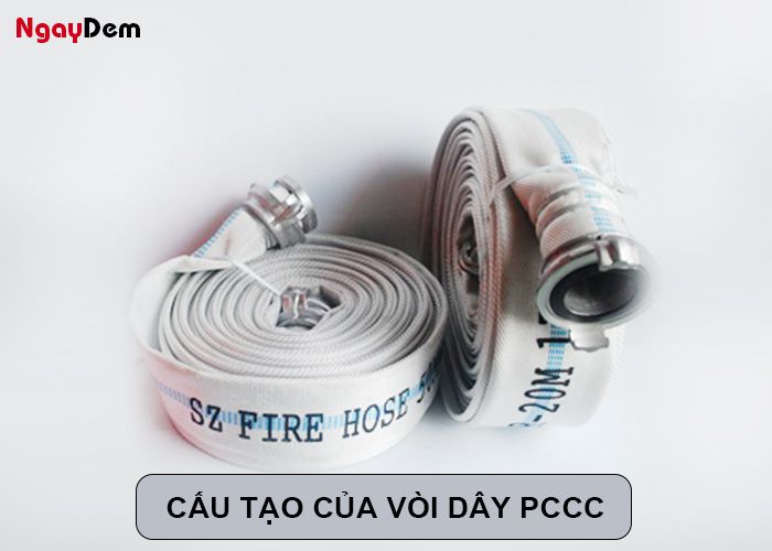 Cấu tạo vòi dây phòng cháy chữa cháy
