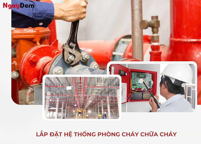 Lắp đặt phòng cháy chữa cháy với quy trình chuẩn