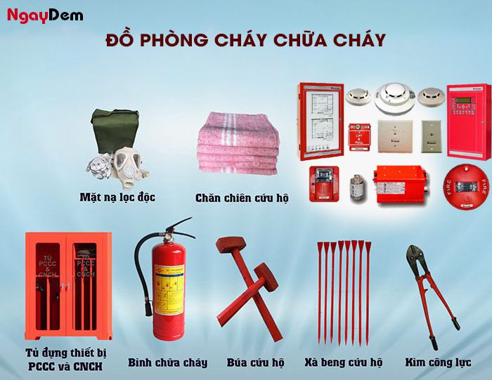 Bán Đồ phòng cháy chữa cháy phổ biến